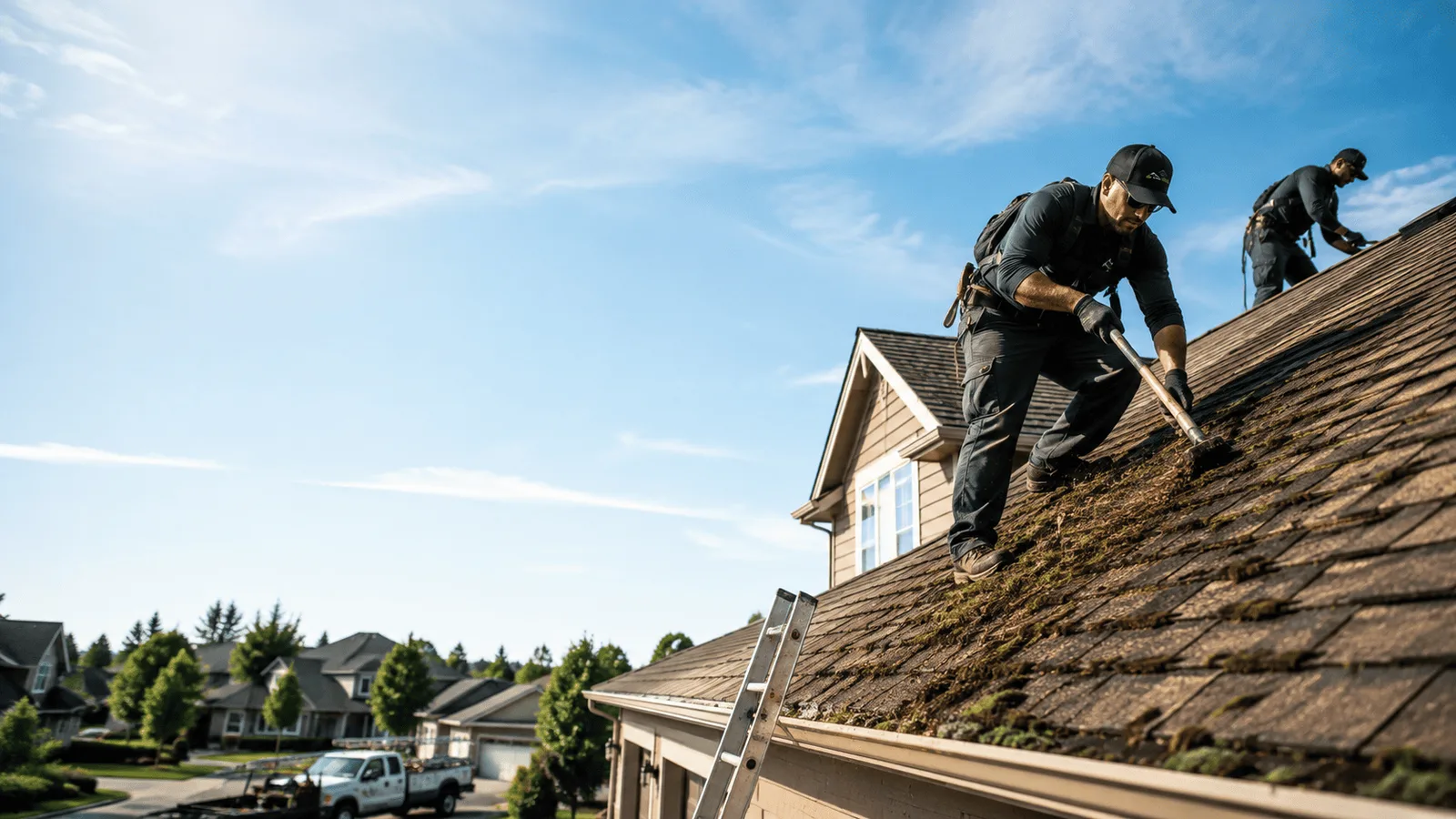 Roof Moss Removal in Fults, IL near me